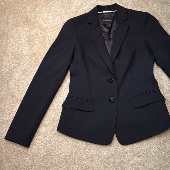 Banana Republic Black Suit Blazer Jacket - Picture 2 of 12